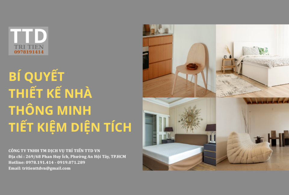 Bí Quyết Thiết Kế Nhà Thông Minh Tiết Kiệm Diện Tích